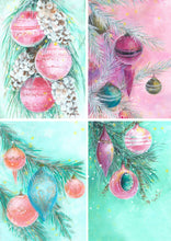 Load image into Gallery viewer, Ellen J Goods-Retro Christmas 4 Pack, Rice Paper by Decoupage Queen, A4