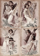 Load image into Gallery viewer, Choral Angels Rice Paper by Decoupage Queen, A4, A3