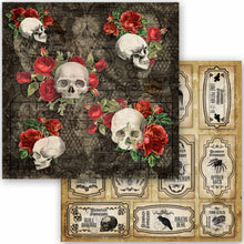 Load image into Gallery viewer, Decoupage Queen Halloween Collection Scrapbook Paper, 12 pages, 24 Designs, 12x12