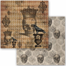 Load image into Gallery viewer, Decoupage Queen Halloween Collection Scrapbook Paper, 12 pages, 24 Designs, 12x12