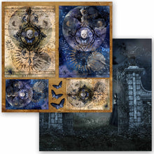 Load image into Gallery viewer, Decoupage Queen Halloween Collection Scrapbook Paper, 12 pages, 24 Designs, 12x12