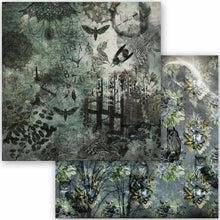 Load image into Gallery viewer, Decoupage Queen Halloween Collection Scrapbook Paper, 12 pages, 24 Designs, 12x12