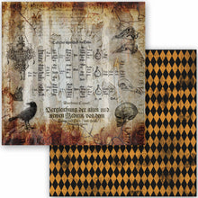 Load image into Gallery viewer, Decoupage Queen Halloween Collection Scrapbook Paper, 12 pages, 24 Designs, 12x12