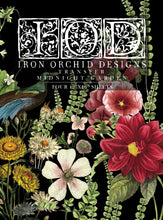 Load image into Gallery viewer, Iron Orchid Designs Midnight Garden Decor Transfer Pad, 12 x 16