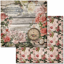 Load image into Gallery viewer, Antique Roses Mini Scrapbook Set, Decoupage Queen, 24 Designs