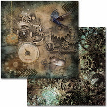 Load image into Gallery viewer, Steampunk Laboratory Mini Scrapbook Set by Decoupage Queen 6&quot; x 6&quot;