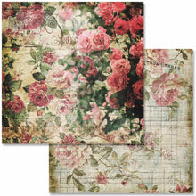 Load image into Gallery viewer, Antique Roses Mini Scrapbook Set, Decoupage Queen, 24 Designs
