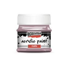 Load image into Gallery viewer, Pentart Acrylic Paint, Matte, Size Options Vintage Lilac
