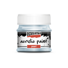 Load image into Gallery viewer, Pentart Acrylic Paint, Pearl, 50 mL Blue