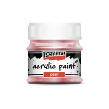 Load image into Gallery viewer, Pentart Acrylic Paint, Pearl, 50 mL Rose
