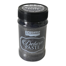 Load image into Gallery viewer, Pentart Deluxe Paste, 100 mL, Anthracite, Photo My Victorian Heart, Inc.