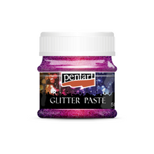 Load image into Gallery viewer, Pentart Glitter Paste Fine, 50 mL, Color Options Pink