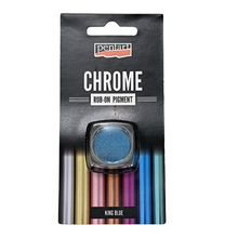 Load image into Gallery viewer, Pentart Rub-On Chrome Effect Pigment, King Blue