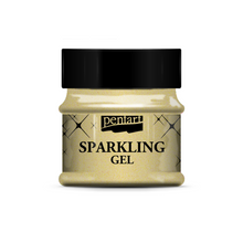 Load image into Gallery viewer, Pentart Sparkling Gel Transparent Silver