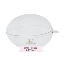 Load image into Gallery viewer, Clear Plastic Egg Ornament