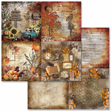 Load image into Gallery viewer, Sweet Autumn Mini Scrapbook Set by Decoupage Queen, 12" x 12", page 11 of 12