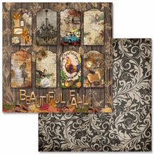 Load image into Gallery viewer, Sweet Autumn Mini Scrapbook Set by Decoupage Queen, 12" x 12", page 12 of 12