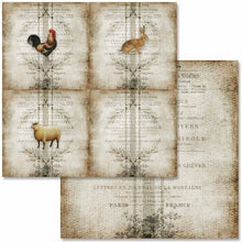 Load image into Gallery viewer, Sweet Autumn Mini Scrapbook Set by Decoupage Queen, 12" x 12", page 3 of 12