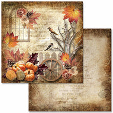Load image into Gallery viewer, Sweet Autumn Mini Scrapbook Set by Decoupage Queen, 12" x 12", page 5 of 12