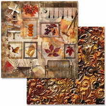 Load image into Gallery viewer, Sweet Autumn Mini Scrapbook Set by Decoupage Queen, 12" x 12", page 9 of 12