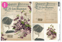 Load image into Gallery viewer, Vintage Basket Decoupage Rice Paper by Calambour Italy