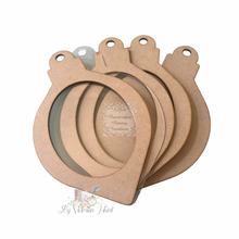 Load image into Gallery viewer, Handcrafted Holiday Traditions MDF Oval Shaker Ornament