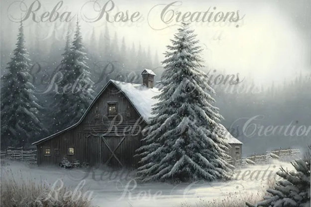 In the still of the Night Rice Paper by Reba Rose Creations