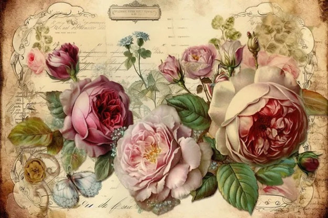 Papier cadeau ROSARIA – Passion des rose