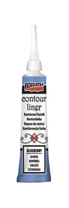 Pentart Universal Contour Liner, 20 mL, Color Options Blueberry