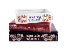 Load image into Gallery viewer, Jane Austen Classics Stacked Books Planter