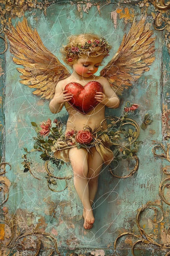 You Hold My Heart Rice Paper by Reba Rose Creations