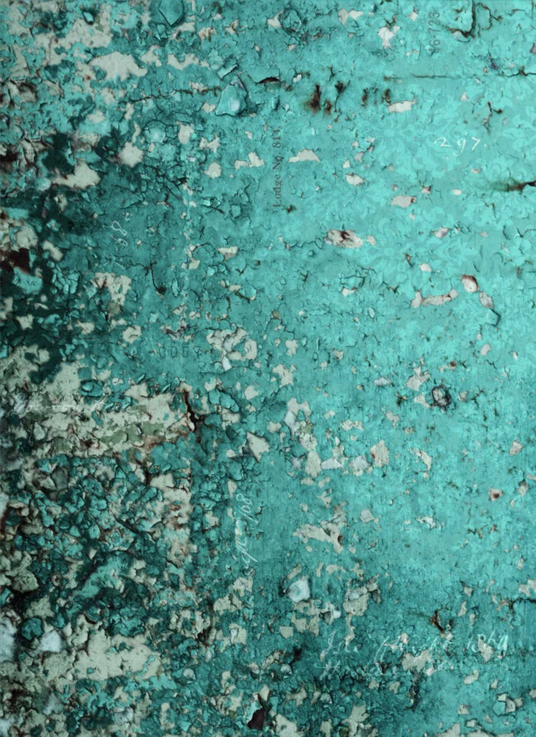 Teal Texture Decoupage Paper by Roycycled Treasures