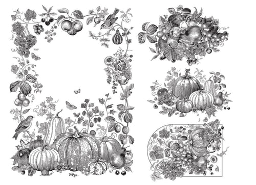 Paintable Fall Decoupage Paper by Roycycled Treasures