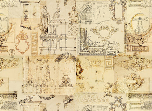 Classical Masterboard Decoupage Paper by Roycycled Treasures