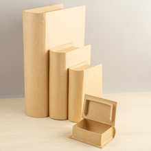 Load image into Gallery viewer, Paper Mache Book Shaped Boxes