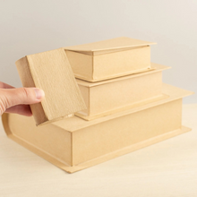 Load image into Gallery viewer, Paper Mache Book Shaped Boxes
