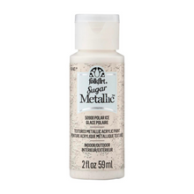 Load image into Gallery viewer, FolkArt Sugar Metallic paint bottle on a white background