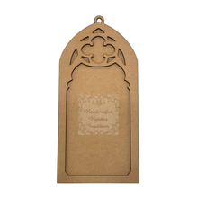 Load image into Gallery viewer, Handcrafted Holiday Traditions MDF Cathedral Window Ornament Blank