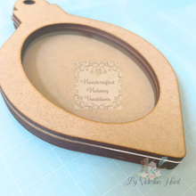 Load image into Gallery viewer, Handcrafted Holiday Traditions MDF Oval Shaker Ornament