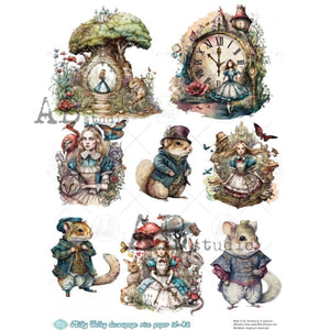 Alice's Menagerie Rice Paper 42 by ABstudio