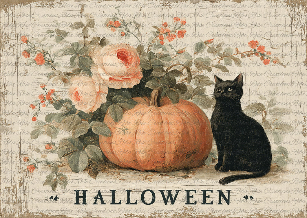 Halloween 2 Rice Paper by Reba Rose Creations