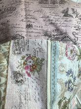 Load image into Gallery viewer, Large Lot Fabrics Rose Floral Bird Butterflies French General Moda more