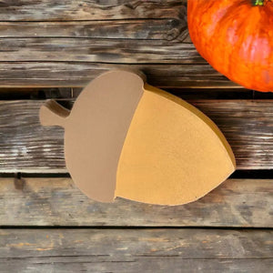 Fall Acorn MDF Shelf Sitter