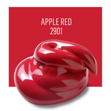 Load image into Gallery viewer, Red color swatch with 'Apple Red 2901' text on a red background