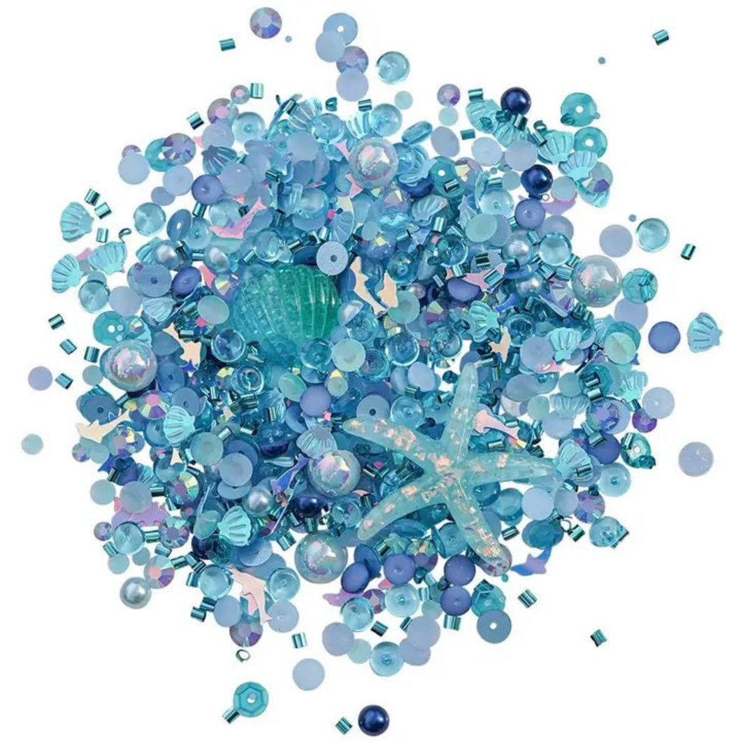 Aquatic Shaker Elementz Embellishment Mix for Slime & Crafts