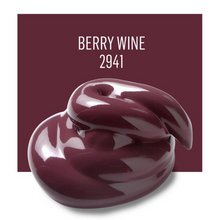 Load image into Gallery viewer, Glossy purple swatch with 'Berry Wine 2941' text on a matching background