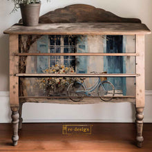 Load image into Gallery viewer, Bike Break Decoupage Tissue Paper Pack by Redesign with Prima