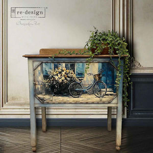 Bike Break Decoupage Tissue Paper Pack by Redesign with Prima