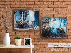 Bike Break Decoupage Tissue Paper Pack by Redesign with Prima