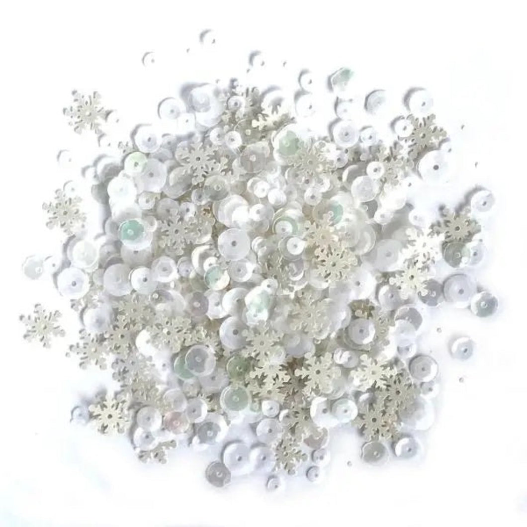 Sequin Embellishment Mix Blizzard